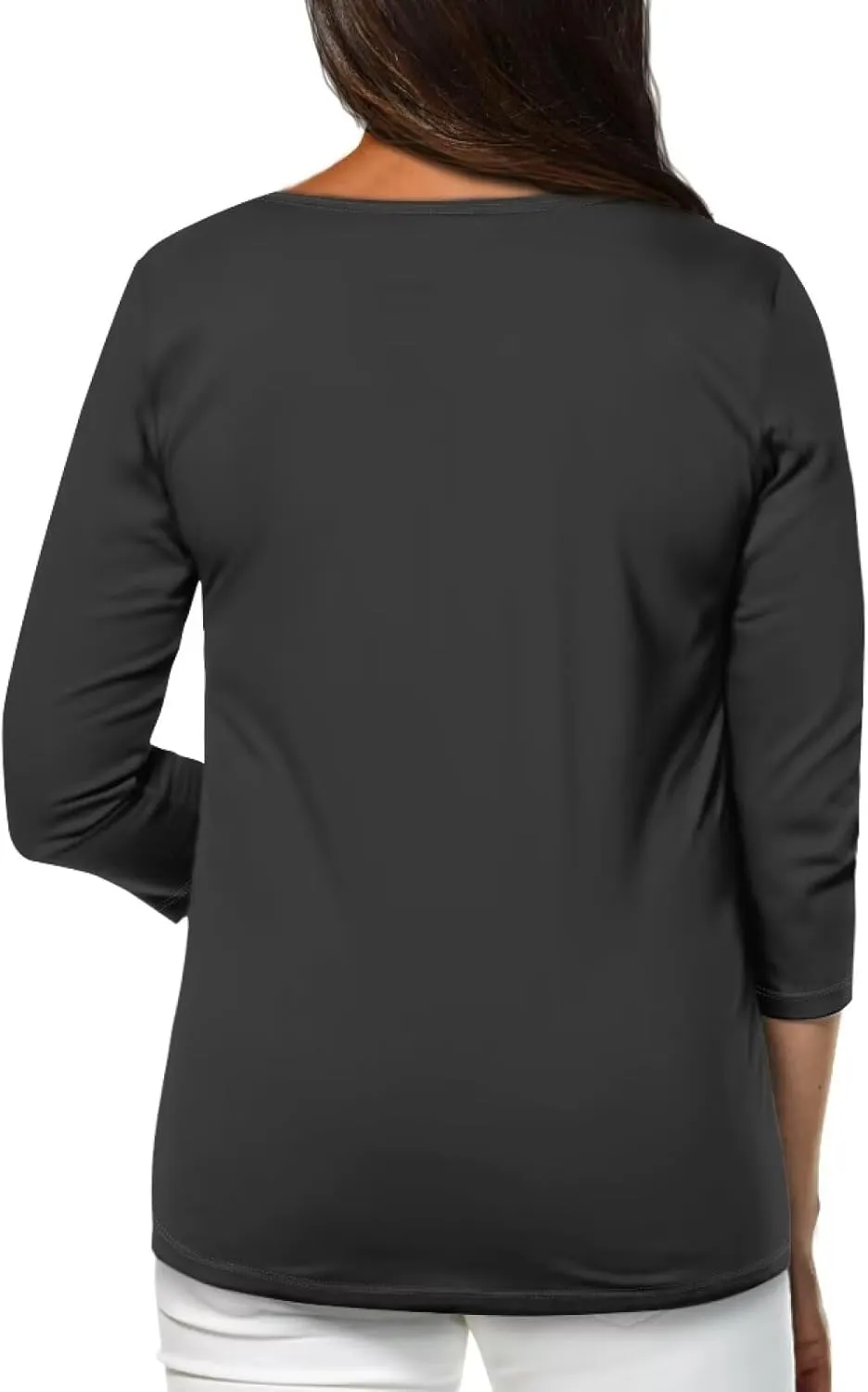 3/4 Sleeve T-Shirt for Women 2023 Fall Crew Neck Tshirts
