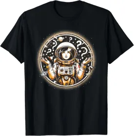 Astronaut Moon Space Shirt Galaxy Shirt Space Confused T-Shirt