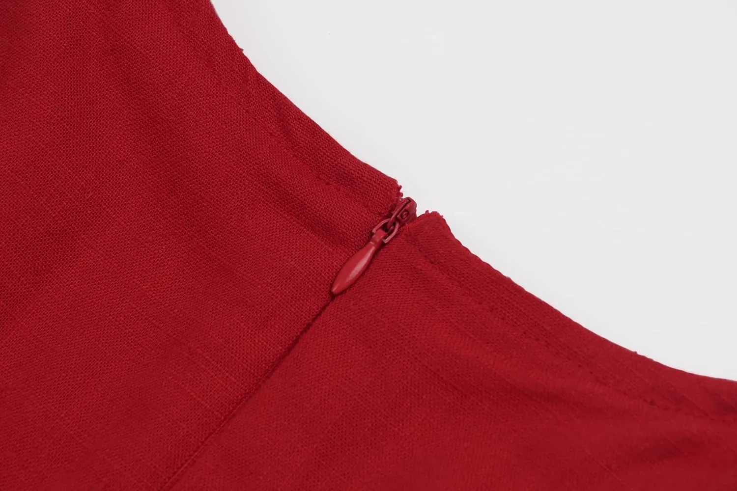 CHARTOU Women's Summer Sleeveless Mini Dress Cotton Linen V Neck Cinched A Line Slim Tank Short Dress