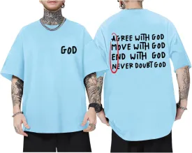 Christian Shirts for Men Inspirational God Shirt Religious Faith Tshirt Oversized Jesus Bible Verse Graphic Tee Top