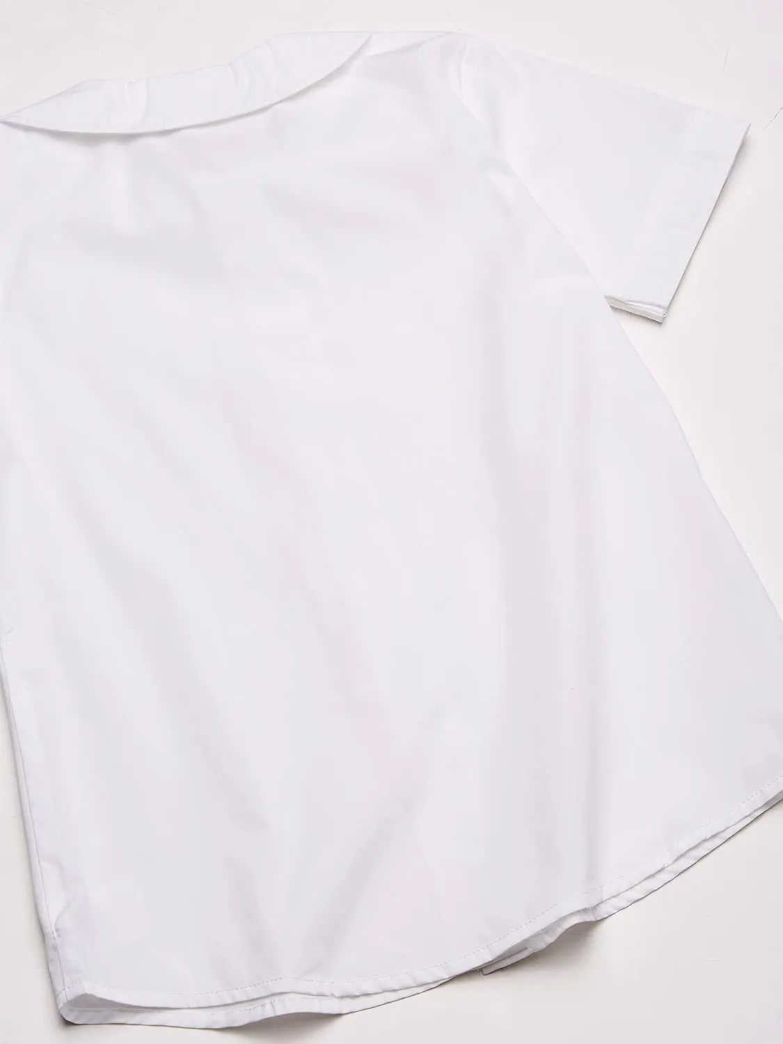 CLASSROOM Girls' Short Sleeve Peter Pan Blouse