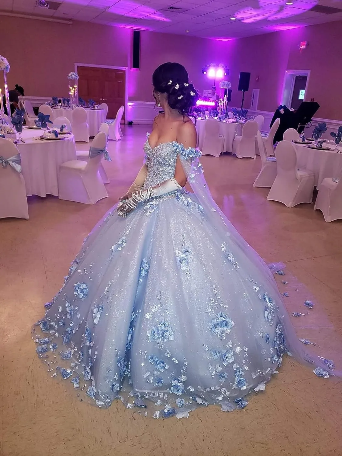 Full A-line 6 Hoop Floor-Length Bridal Dress Gown Slip Petticoat