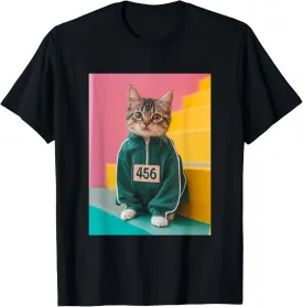 Funny Cat T-shirt - Kitten Graphic Tee T-Shirt