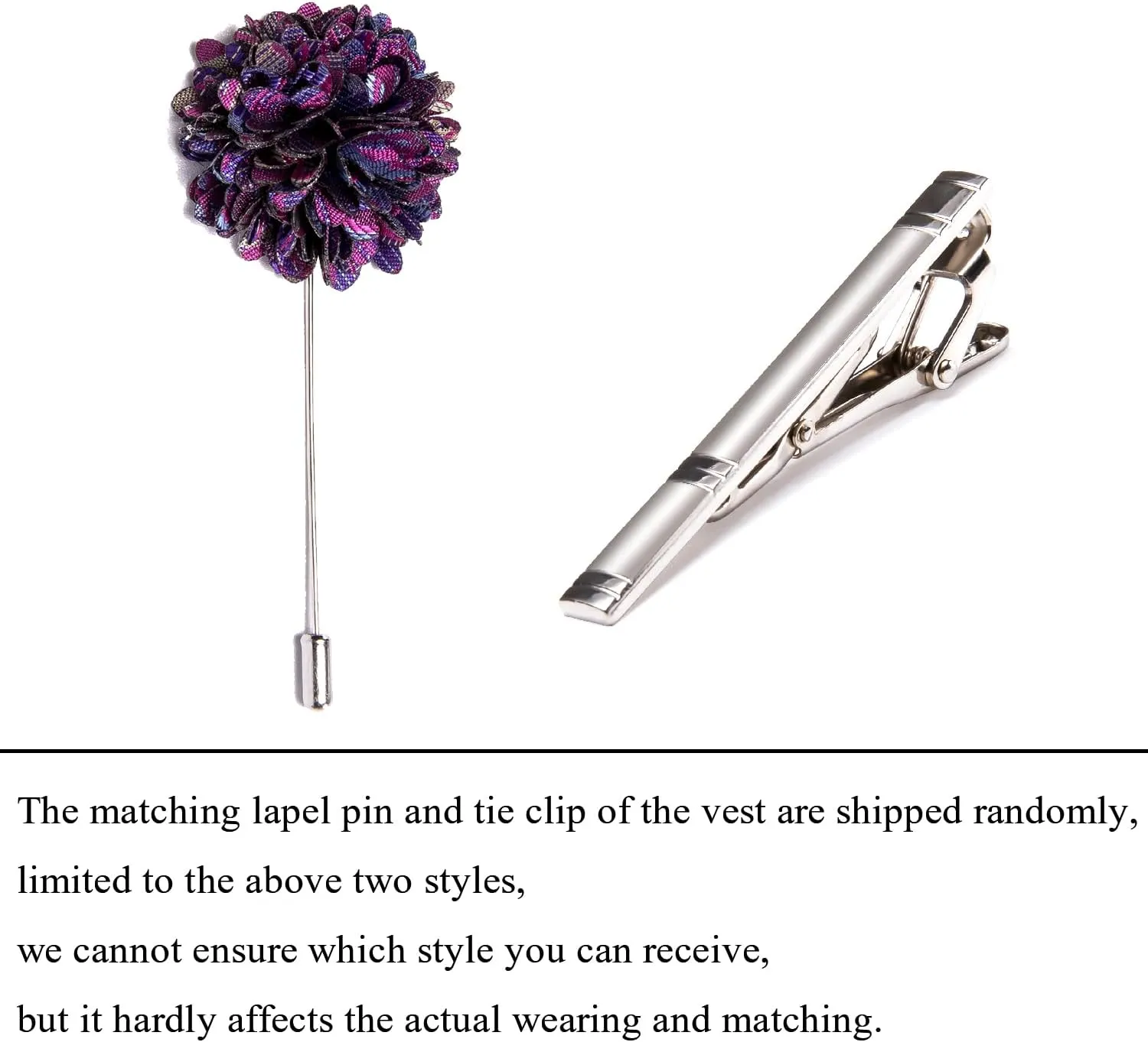 Hi-Tie Mens Silk Suit Vest Jacquard 5PCS Necktie Pocket Square Cufflinks Lapel Pin Formal Wedding Tuxedo