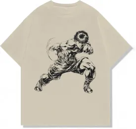 Japanese Anime Hajime No Ippo Merch Kamogawa Boxing, Manga T-Shirt, Unisex Vintage Y2K Graphic T-Shirt, Retro Aesthetic