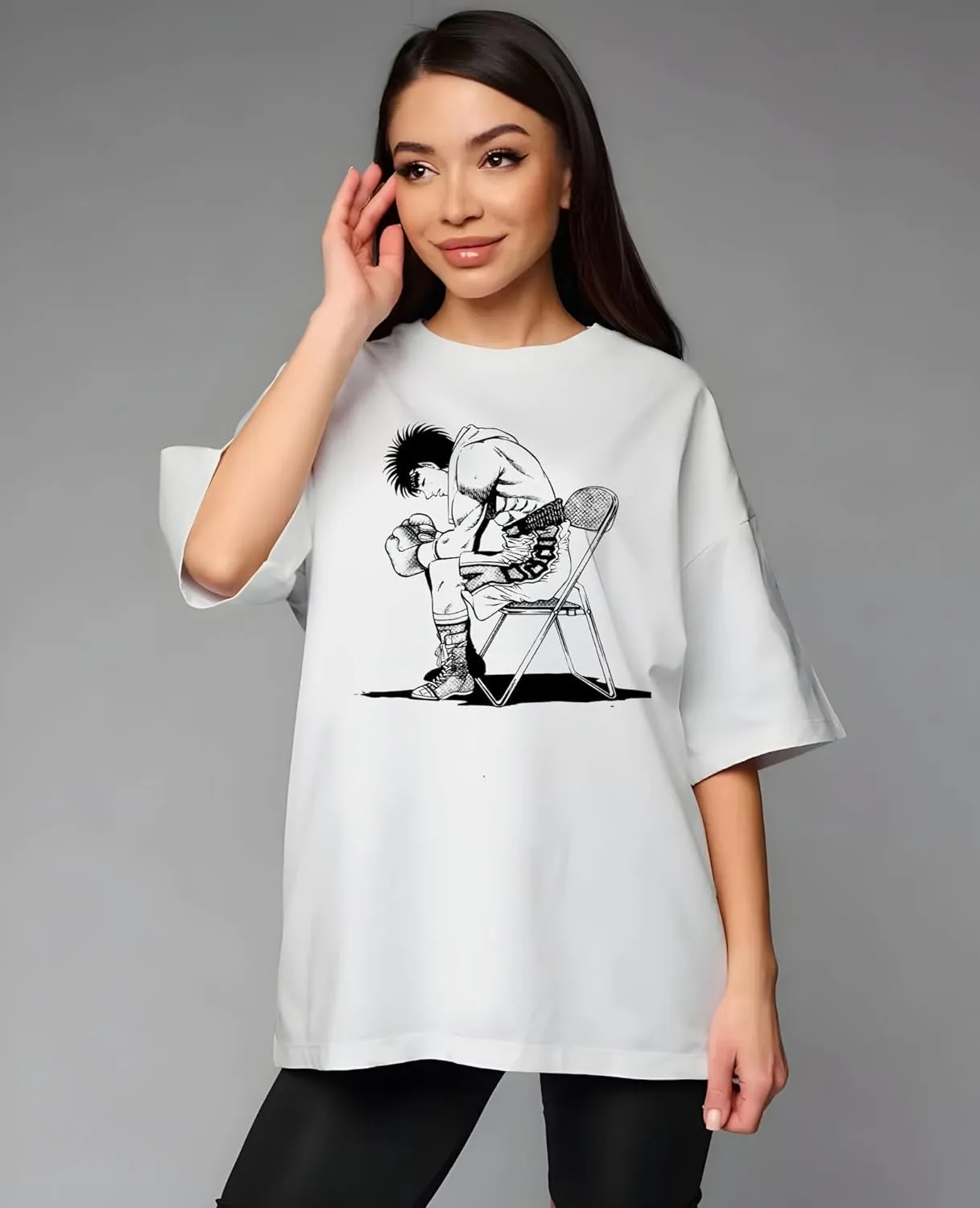Japanese Anime Hajime No Ippo Merch Kamogawa Boxing, Manga T-Shirt, Unisex Vintage Y2K Graphic T-Shirt, Retro Aesthetic