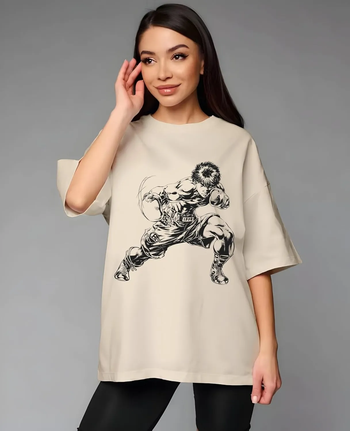 Japanese Anime Hajime No Ippo Merch Kamogawa Boxing, Manga T-Shirt, Unisex Vintage Y2K Graphic T-Shirt, Retro Aesthetic