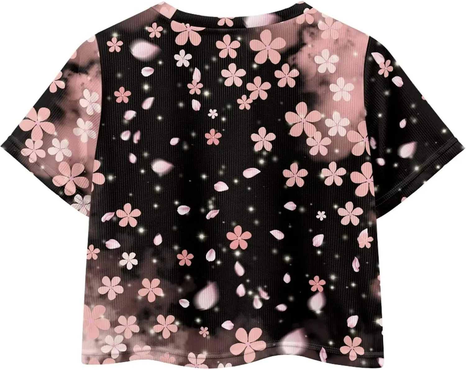 Kids T Shirt Short Sleeve Crop Tops for Girls Summer Clothes Pullover Tees Shirt 5-14