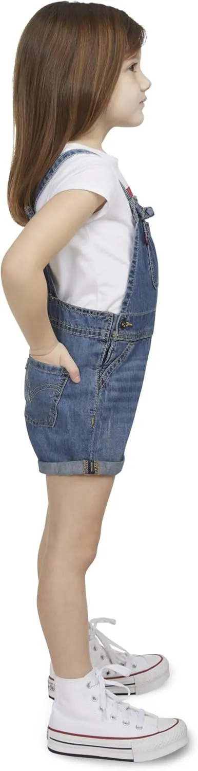 Levi's Girls' and Baby Denim Shortall