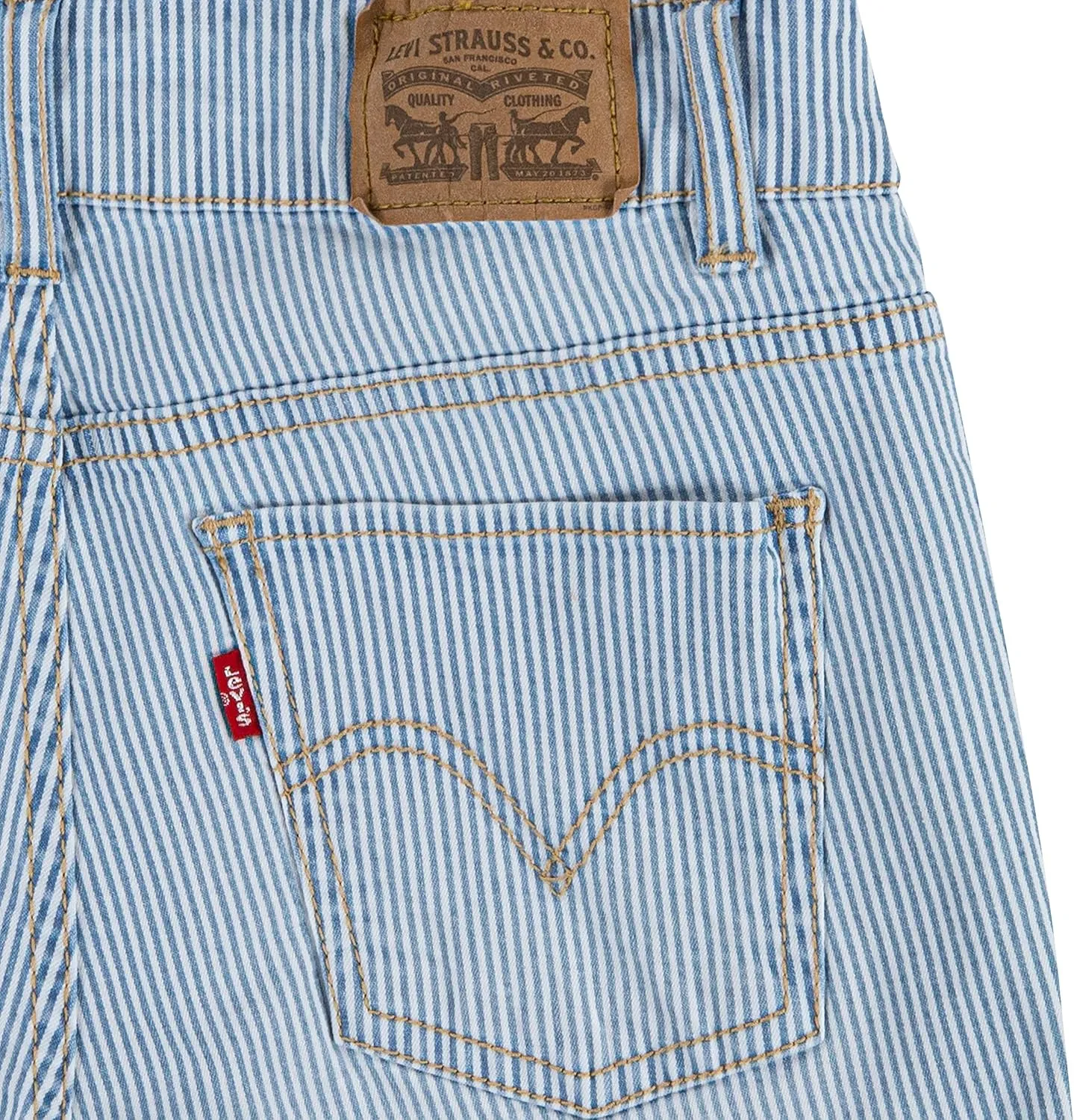 Levi's Girls' and Baby Denim Shortall