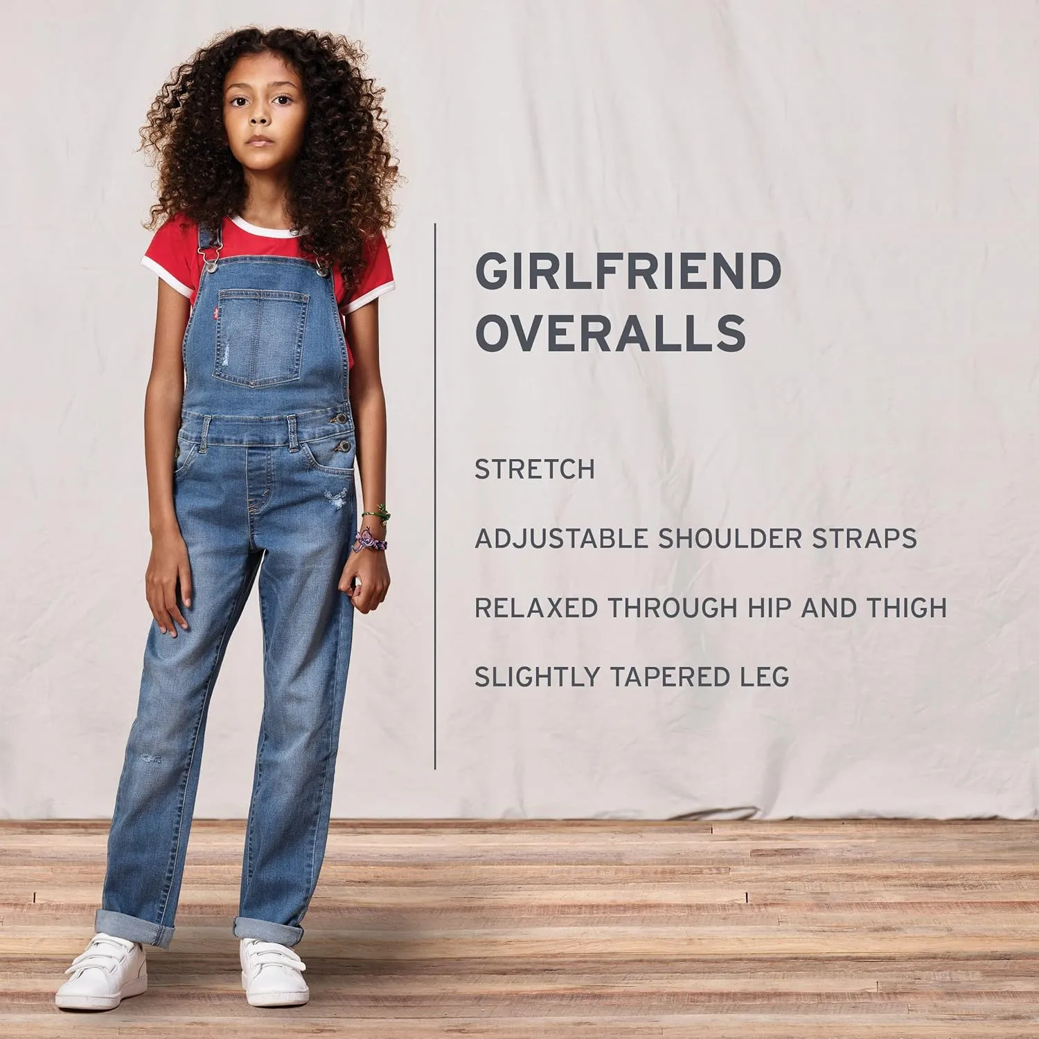 Levi's Girls' Denim Overall