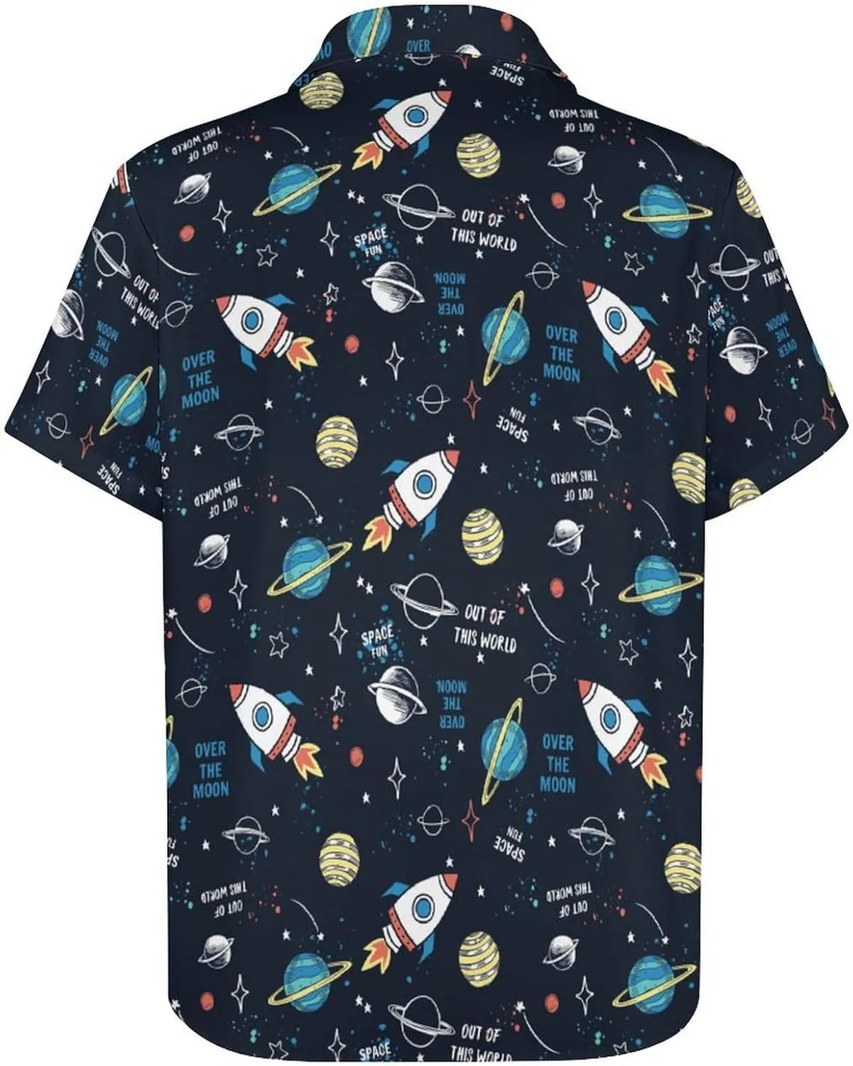 Mens Hawaiian Shirt Casual Button Down Short Sleeve Tropical Beach Holiday Aloha Party Shirt for Men Funny