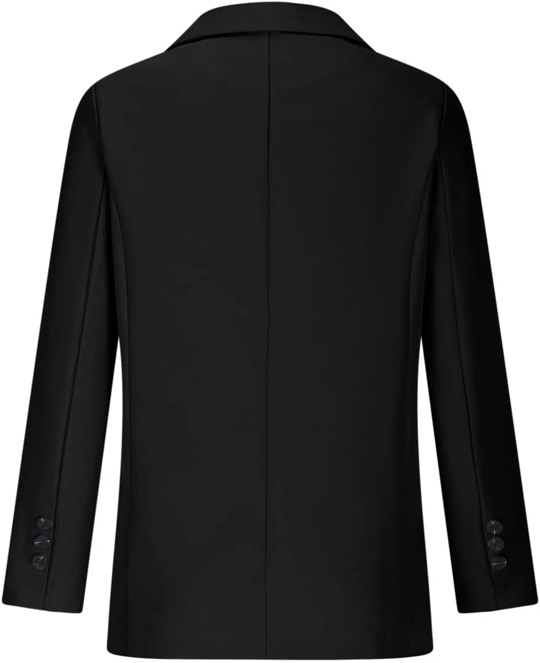 Plain Color Suit Blazers for Women Business Casual Fall Coats Office Attire Blazer Jackets with Shoulder Pad