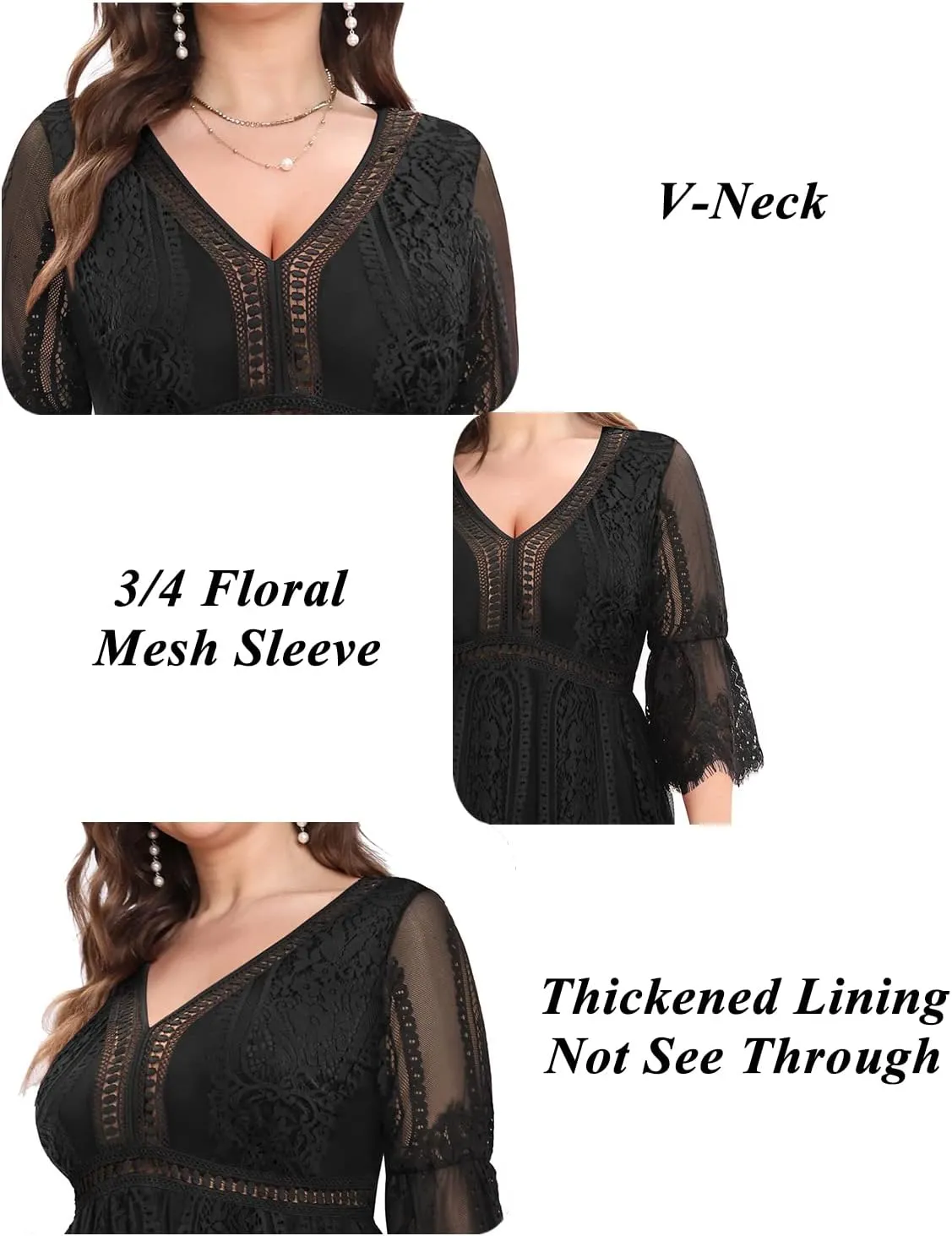 Plus Size Wedding Dress Boho - Maxi Bridal Shower Bohemian Formal Lace Long Dresses