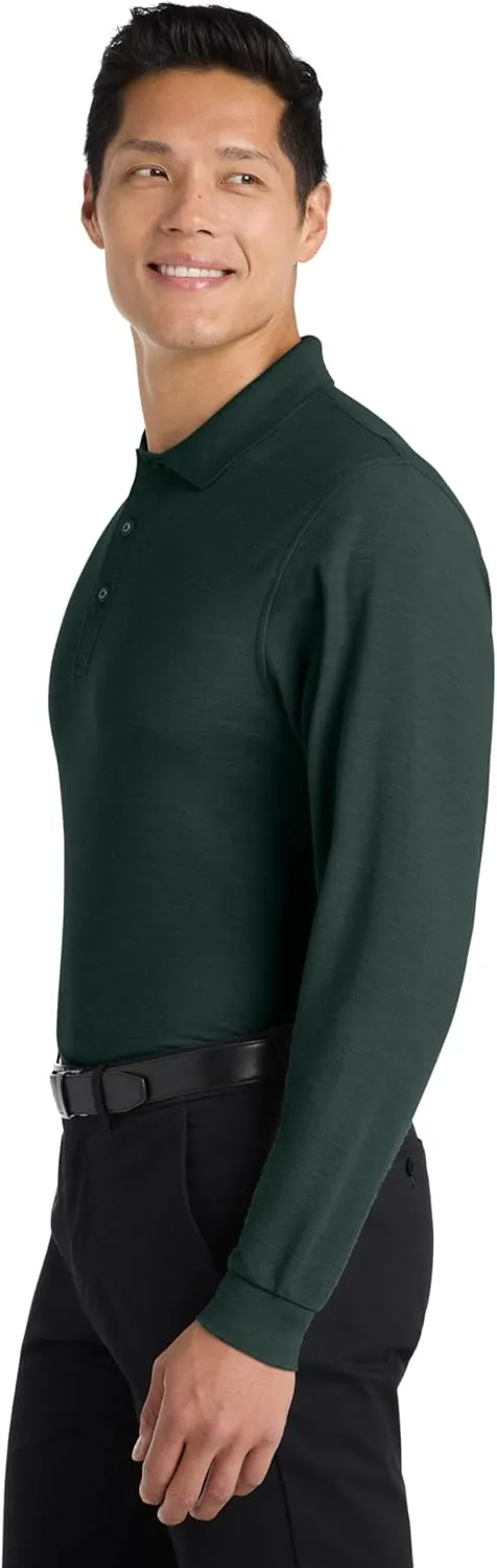 Port Authority Men's Long Sleeve Silk Touch Polo