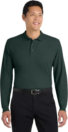 Port Authority Men's Long Sleeve Silk Touch Polo