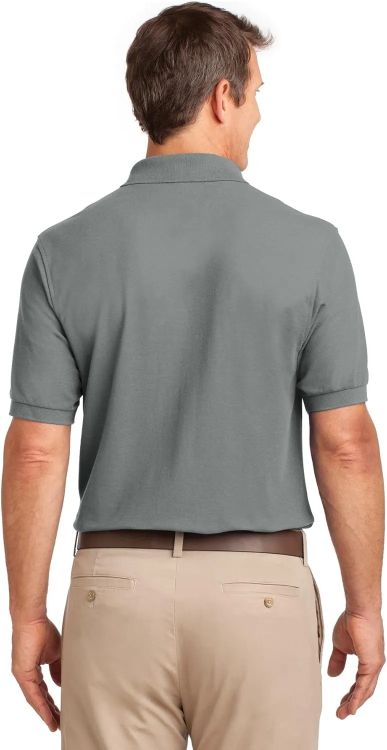 Port Authority Tall Silk Touch Long Sleeve Polo