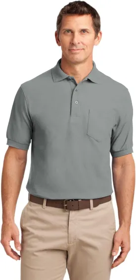 Port Authority Tall Silk Touch Long Sleeve Polo
