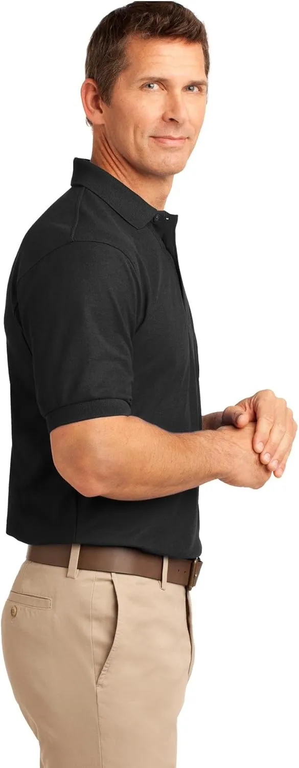 Port Authority Tall Silk Touch Long Sleeve Polo