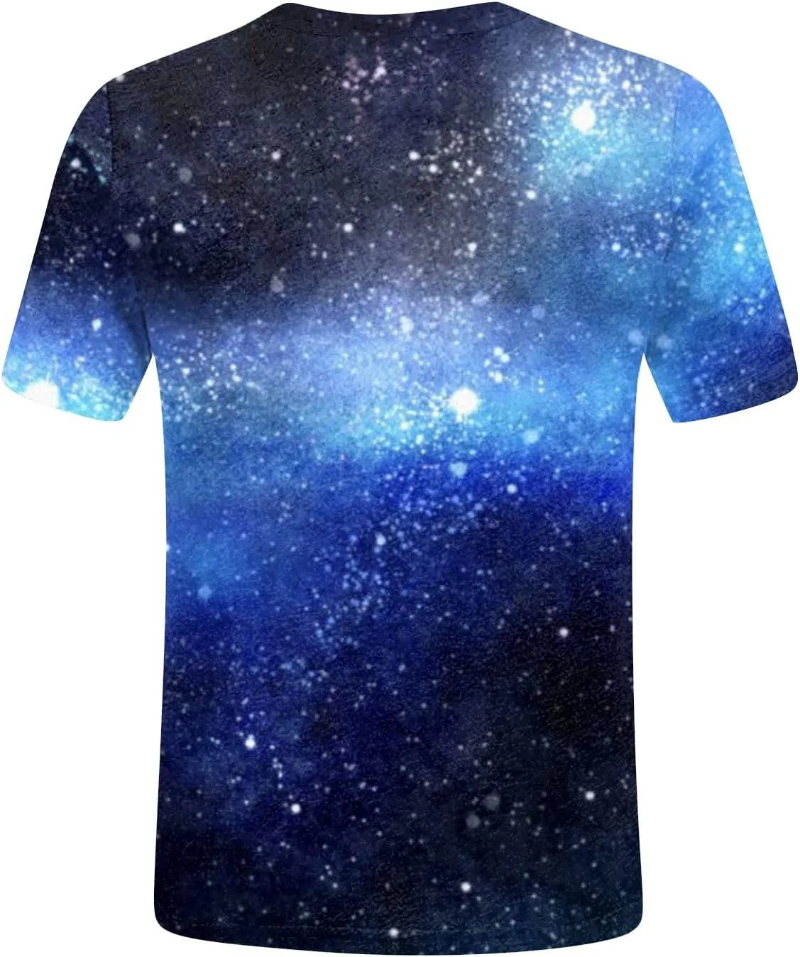 Summer Top for Women 2024 Novelty 3D Galaxy Universe Graphic Tees Short Sleeve Shirts Casual Cotton Tshirt Teen Girls Clothes