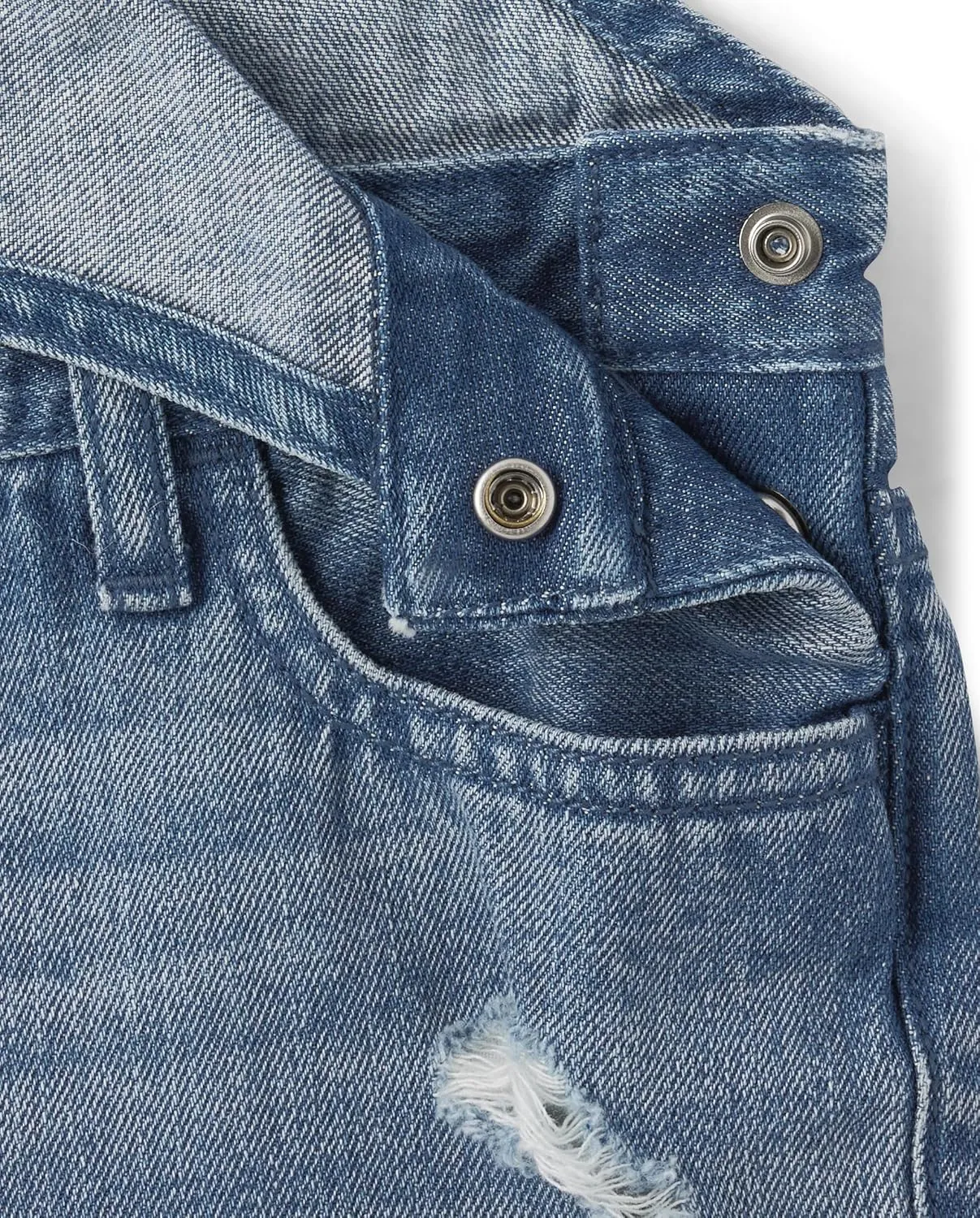 The Children'S Place Girls Denim Shortall Overalls