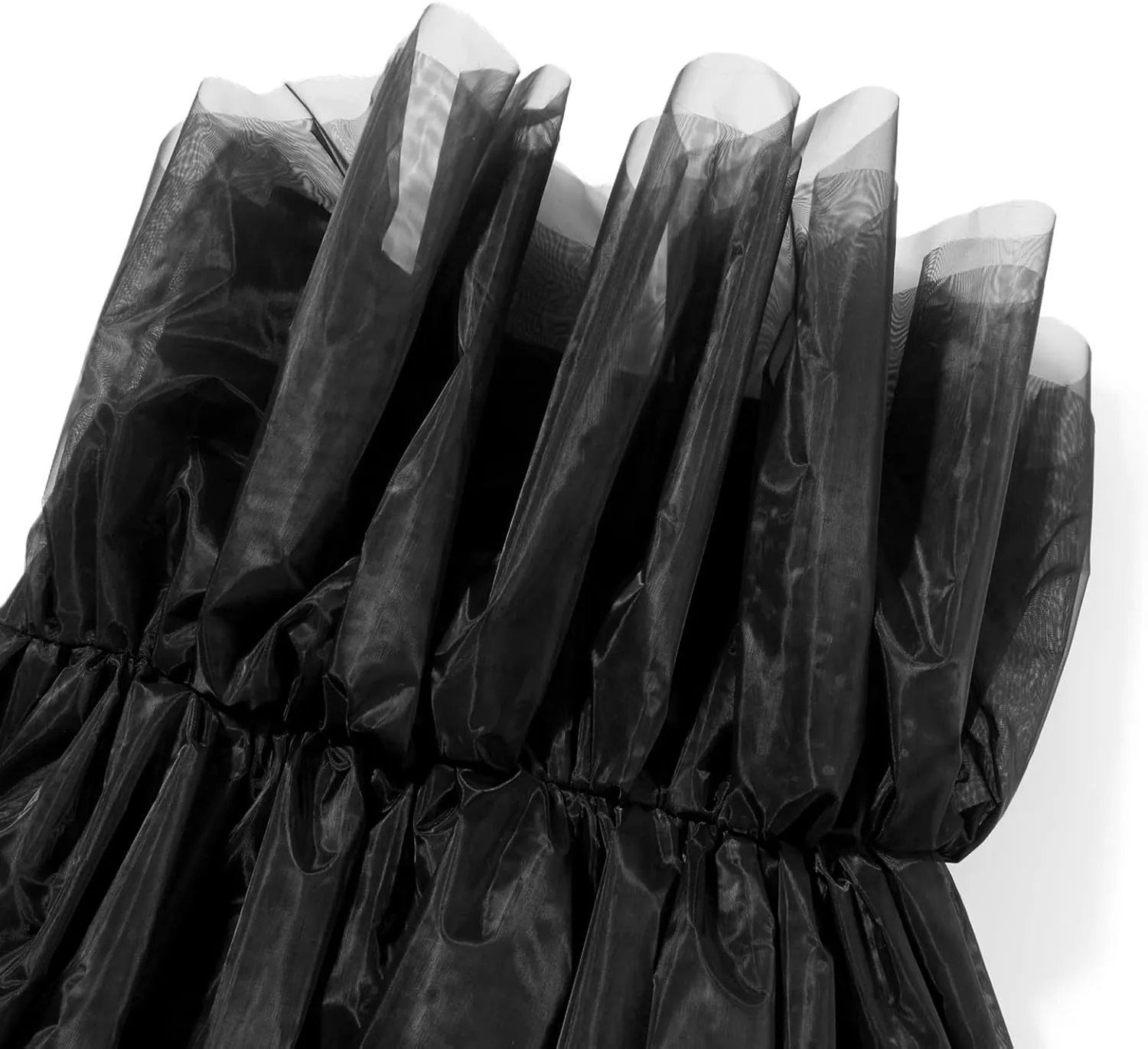 Women 's High Low Tulle Dress Strapless Off Shouler Tiered Cocktail Party Dress Prom Gown Evening Dress