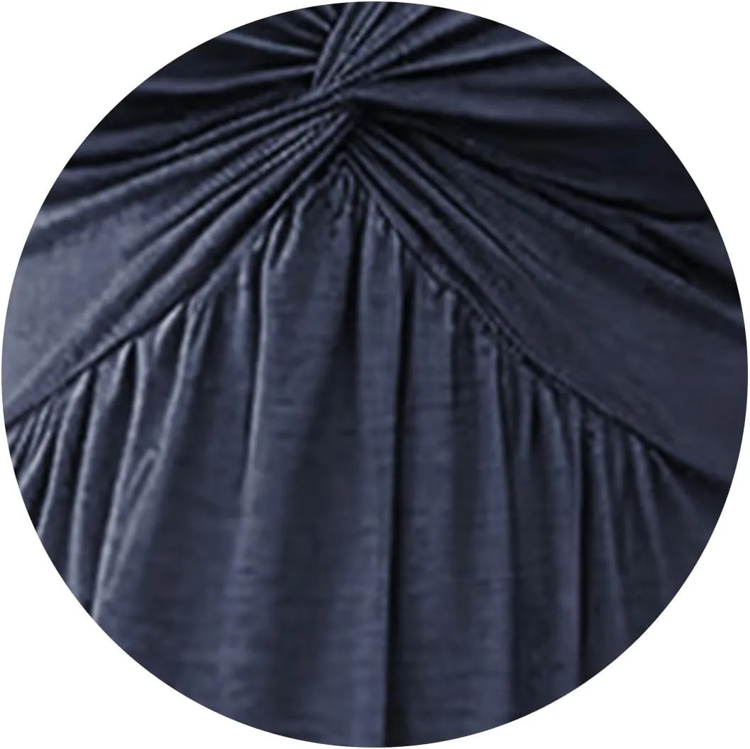 Women's V Neck Front Knotted Dresses Summer Sleeveless A Line Sundress Beach Party Vacasion Dress Outfits